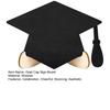 Wood Graduation Sign Board Black Grad Cap Guest Book Alternative with Stand for Class of 2026 Congrats Party Supplies Photo Props