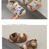 Baby Soft Sole Closed-Toe Sandals Toddlers Ages 1-3 Years Cartoon Design PU Upper PVC Closure Footwear