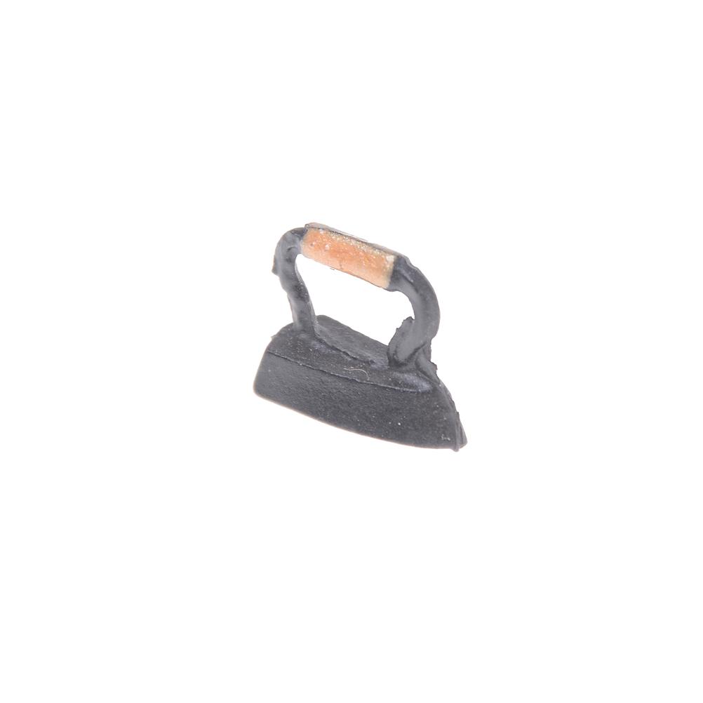 1:12 Dollhouse Miniature Adornment Iron Clothes Tool Doll Room Furniture Toys