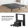 1 Set Steel Anti Slip Mattress Gasket Black Mattress Baffle Mattress Holder  For Daily Use