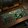Mouse Pad Black Cat In Wildflowers Gaming XL New Custom Mousepad XXL Desk Mats MousePads Soft Carpet Non-Slip Desktop Mouse Pad