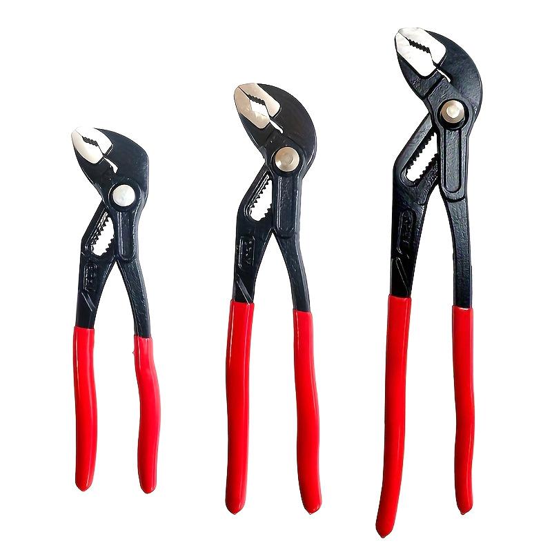 Multi Functional Water Pump Pliers with Quick Large Opening 7/10/12 Inch Adjustable Household Pipe Pliers and Eagle Beak