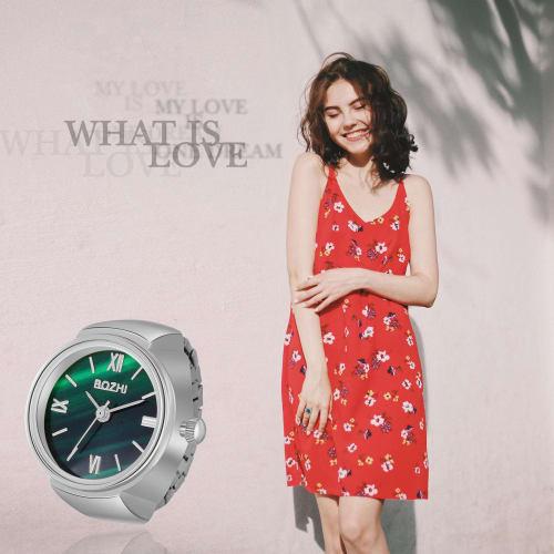 Lancardo Waterproof Ring Watch, One Size Fits Most, Analog, for Men and Women, Perfect Gift for Birthdays, Anniversaries, Valentine's Day, White Day,