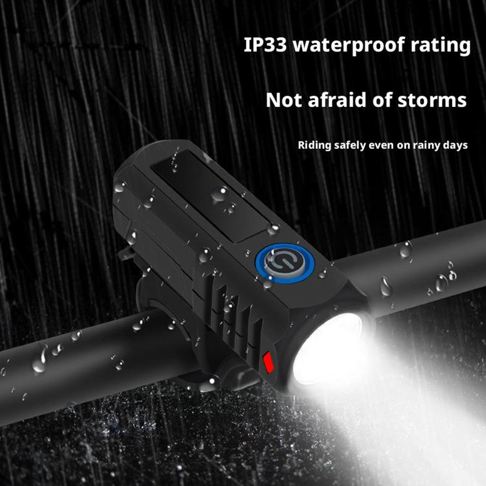 Super Bright LED USB Cycling Lighting Outdoor Waterproof Bicycle FrontLlight +Taillight Set Portable Bicycle Flashlight