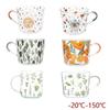 YWDL 500ml Mug Créatif en Verre avec Échelle et Poignée Lait Petit Déjeuner Café Mug Couple Gobelet Maison Verres à Eau Tasses Jus de Fruits
