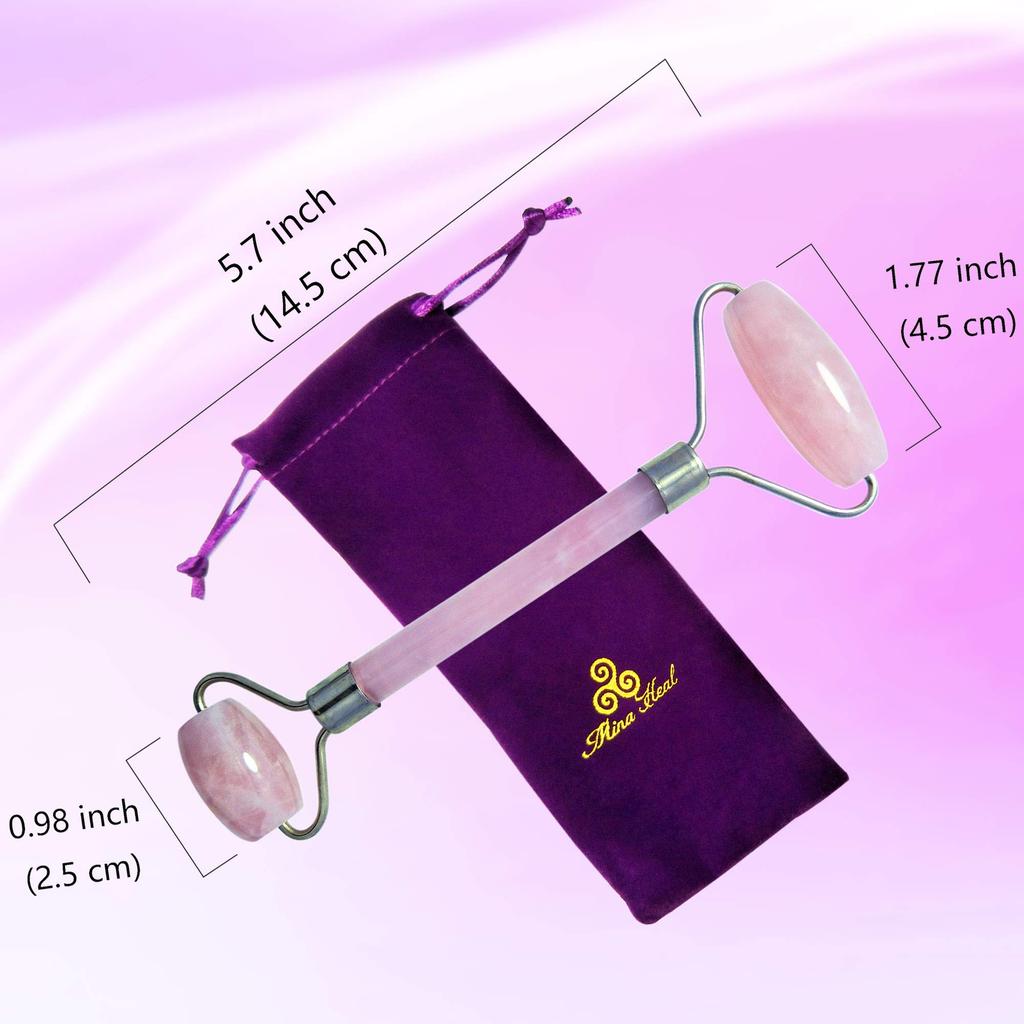 Gesichtsmassage Gesichtsroller Jaderoller aus Naturstein und Roller (Gehäuseset)