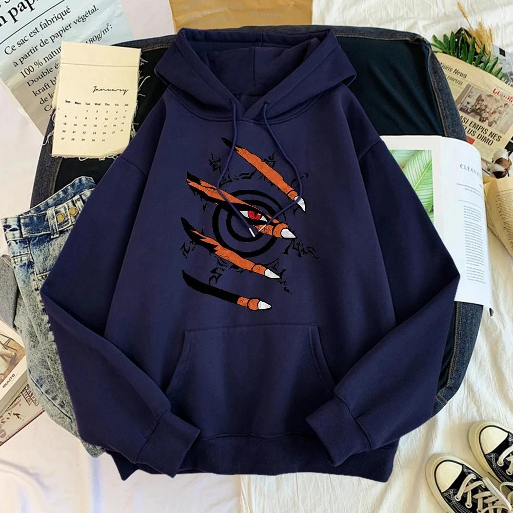 Anime Hoodie Sweatshirt Kurama Druck Pullover Frauen Sweatshirt Männer Mode Übergroße Pullover Kind Jungen Mädchen Kleidung Jacken Mäntel