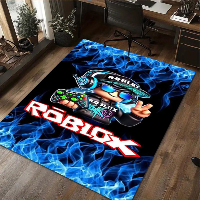Tappeto per la casa di Roblox Tappeto Decorativo per Ufficio per Soggiorno Camera da Letto Zerbino Tappeto per Pavimento Tappeto per Area Sedia da Computer