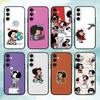 M-Mafalda World Peace Phone Case For Samsung A73,72,71,A52,51,40,41,A22,A32,31,A13, Soft Black Shell
