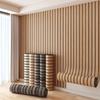 1 Roll Self-adhesive Wall Tiles Stickers Wood Grain Wallpaper Bedroom Kitchen Bathroom Living Room Decor Waterproof Wall Tiles