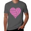 Volleyball Heart Tshirt Moisture Wicking Athletic Tshirt