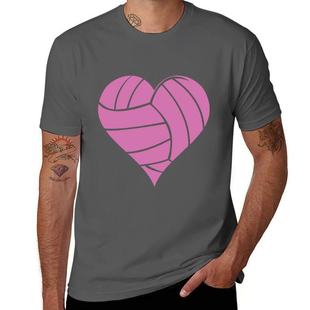 Volleyball Heart Tshirt Moisture Wicking Athletic Tshirt