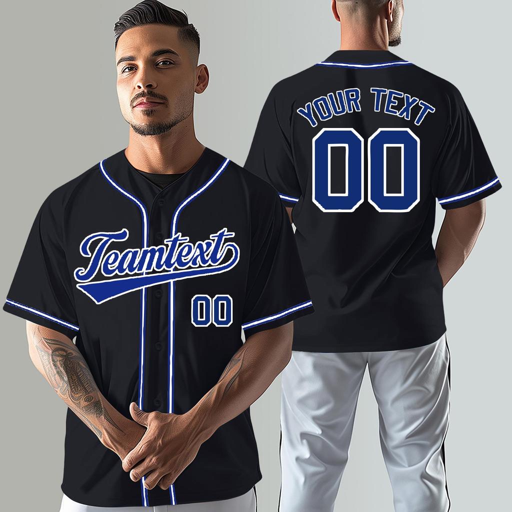 Benutzerdefinierte Baseball-Trikots, personalisierter Aufdruck, Teamname und Nummer, Sportuniform für Männer, Frauen und Jugendliche