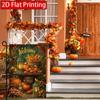 2D Flat - 2D Flat Autumn Thanksgiving Pumpkin Bird Garden Flag 3 (1) Outdoor Garden Flag Double-Sided Home Decoration Courtyard Decoration Outdoor De