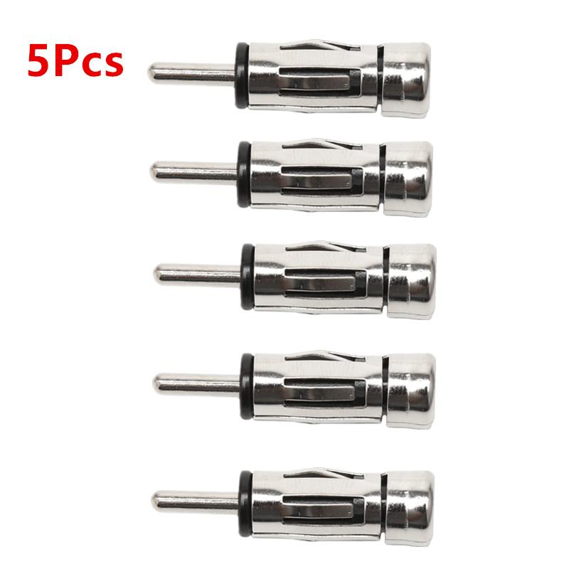10Pcs/1Pc Car Vehicles Radio Stereo ISO To Din Aerial Antenna Mast Adaptor Connector Plug
