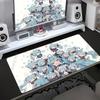 Popular virtual diva H-Hatsune Cute Miku Mouse Pad Non-Slip Rubber Edge Locking Mousepads Game Play Mat for Notebook PC Computer