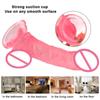 Little Moon Transparent Crystal Beginner's Suction Cup Dildo Vibrator
