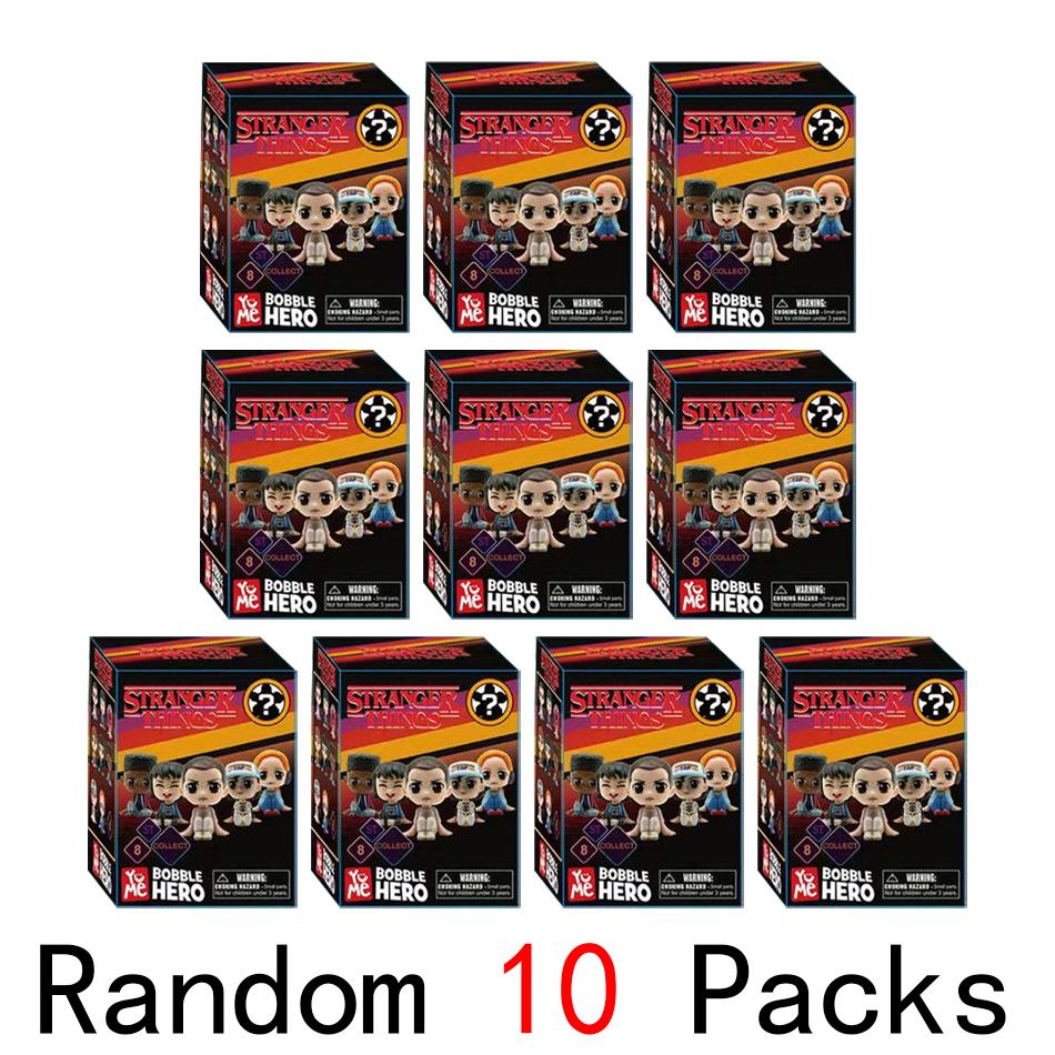 8Pcs/Set Keychain Figure Style Doll Eleven Monster Carnivorous Plant Strangered Things Boxed Anime Figures Collection