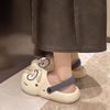 Fashion 2025 Cute Cartoon Dog Platform Slippers For Women Fashion Clogs Summer Garden Shoes Thick Sole Sandals Girls Home Street Slides