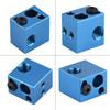 3D Printer Accessories Aluminium Heating Block Heater Hot End for   (Blue)