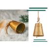 1PC Vintage Metal Jute Bell Decor Timeless Heirloom Rustic Christmas Cow Bells Weather-Resistant