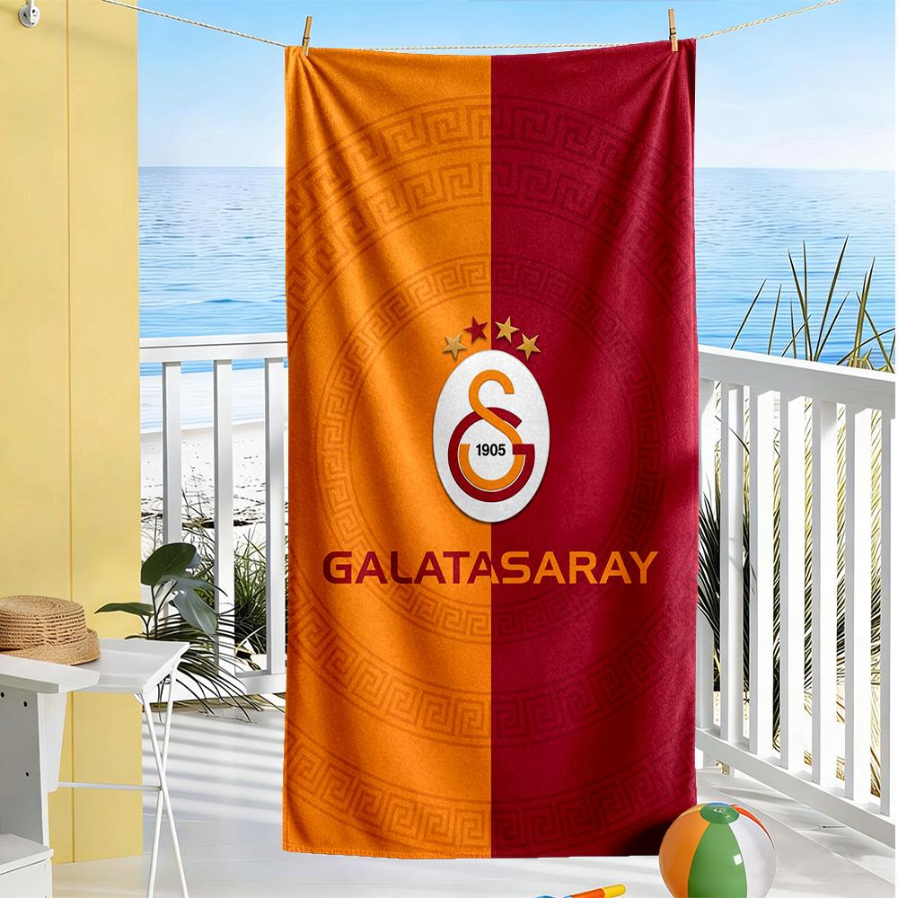 Galatasaray Beach Towel Super Soft & Absorbent Comfortable Lightweight