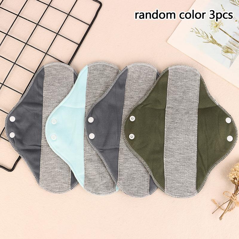 4Pcs Reusable Menstrual Pads For Monthly Gaskets Women'S Panties Washable Sanitary Napkin Female Hygiene Daily Towel Health Care