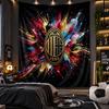Wall Hanging Tapestry AC Milan Print Cloth for Living Room Bedroom Home Decor