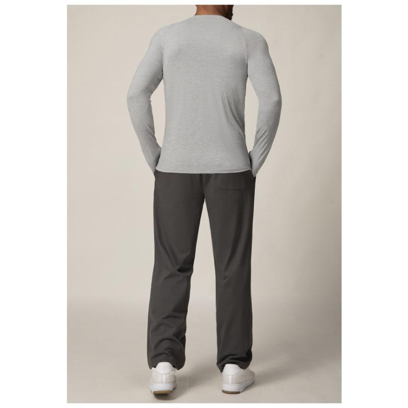Mens Quick Dry Long Sleeve Sports Fitness Running Training Workout Top