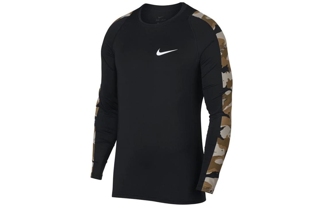 Nike T Shirts Men s Black Crew Neck Moderate AQ1207-010 S