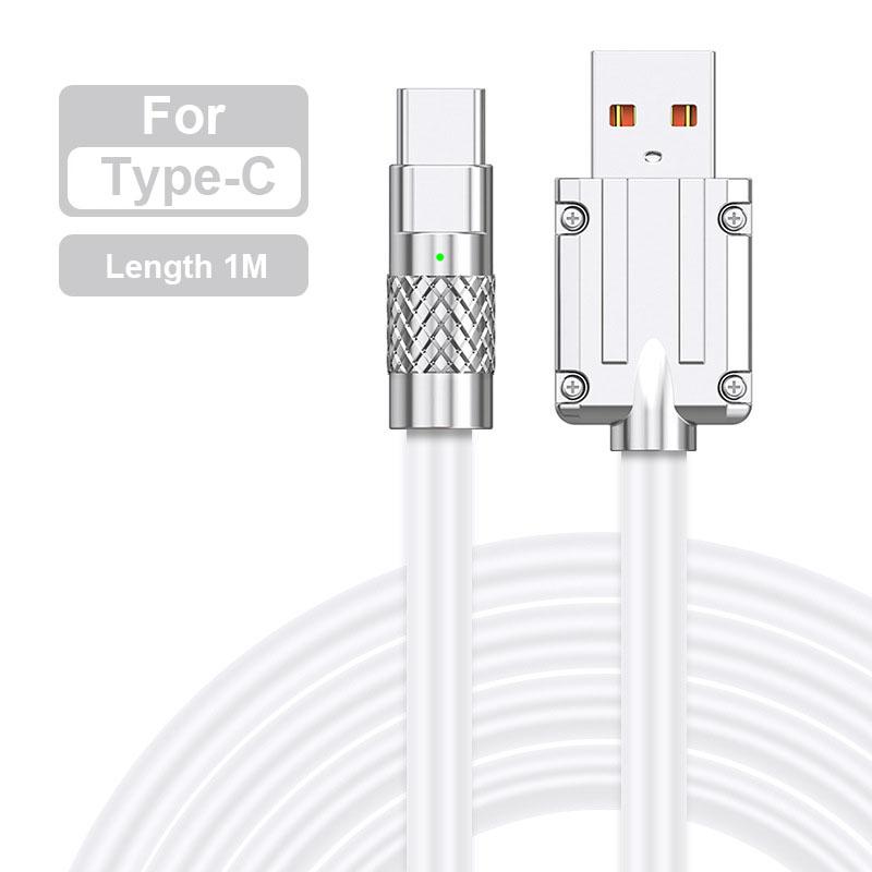 120W Fast Charging Cable UsB To Type-cinterface for Xiaomi Samsung Huawei Andriod Type C Data Charging Cable Cordhttps