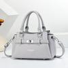 Pu Material Handbag For Casual Travel With Zipper Closure And Inner Pocket
