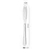 Butter knife hole, cheese dessert knife professional stainless steel jam knife tableware, toast wipe, cream bread, kitchen tools