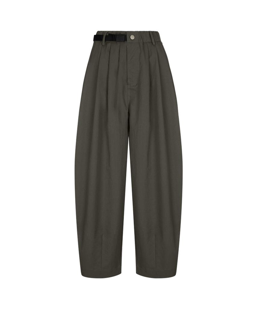 WANNABEZFIT Max Wide Fit Balloon Pants Khaki