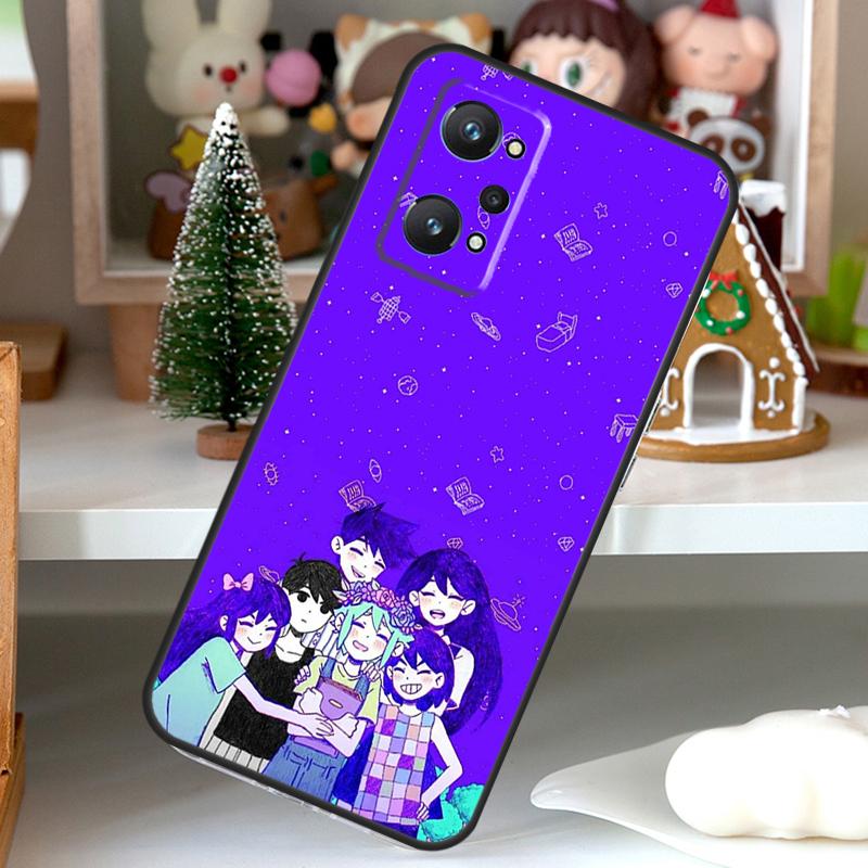 Omori Game For OPPO Realme C55 C35 C33 C31 C30 C25 C21Y C11 GT Neo 5 3T 2T Realme 10 9 11 Pro Plus Case