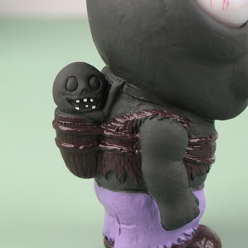 Car Turbo Explosive Eye Doll Car Boost Eye Zombie Toys To Decompress Ornaments Big Eye Dolls Auto Accessories Styling