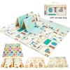 Foldable Crawling Carpet Kids Game Activity Rug Folding Blanket Educational Toys Baby Play Mat Waterproof XPE Soft Floor Playmat 1.5m by 2m by 1cm