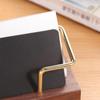 Walnut Wood Business Card Holder Tabletop Shelf Card Organizer Fashion Wooden Card Holder  Manager