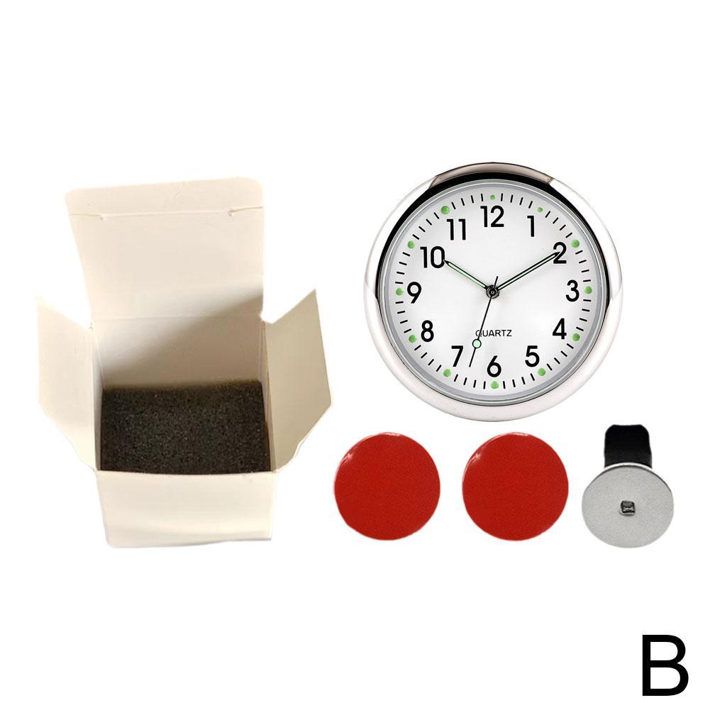 Mini hodinky do auta Quartz hodiny elektronické hodiny vodotěsné auto palubní deska v motocyklu hodiny auto hodiny hodinky kolo auto ozdoba