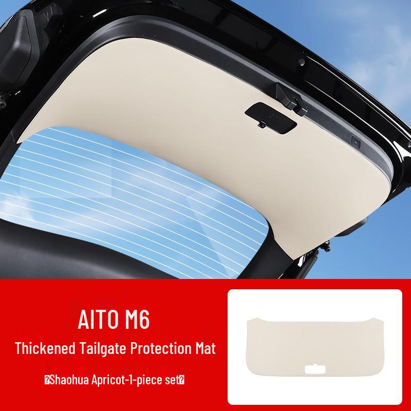 AITO M7/M8 Trunk Protection Pad: Tailgate Leather Mat for Car Interior Enhancement (Fits 26 Models)