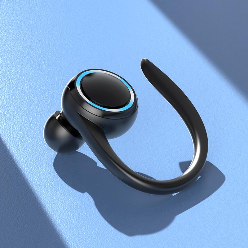 Cross-border T10 Wireless Ear-hook: Long-lasting Battery Sports Business Mini Bluetooth Earphone