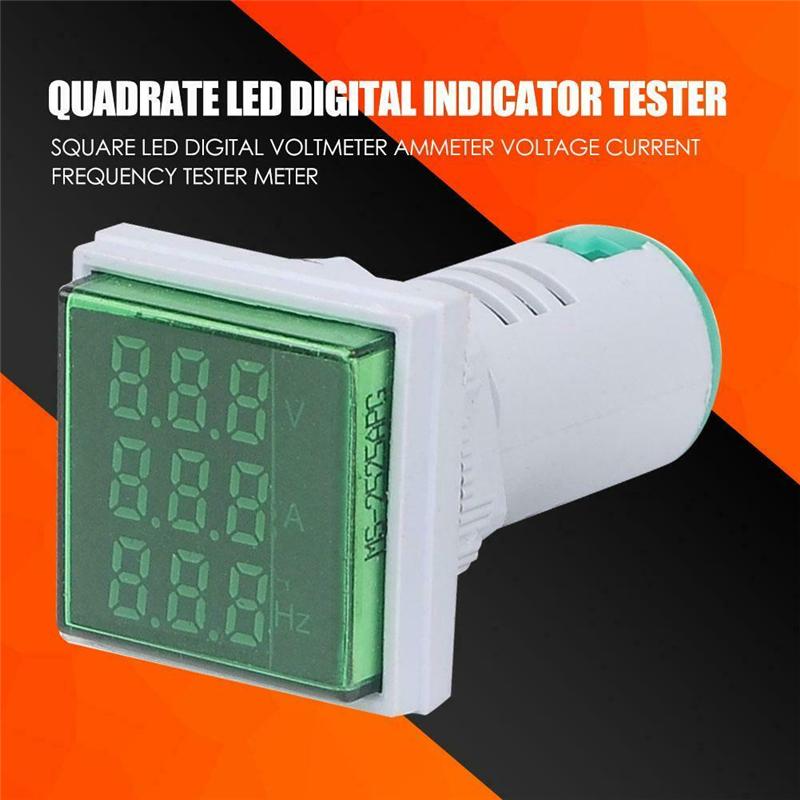 AC 50-500V 0-100A Quadratische LED Digital Voltmeter Amperemeter Spannung Strom Meter Voltammeter Auto Volt Amp Tester Detektor