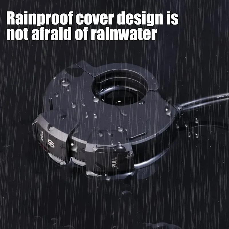 Motorcycle Charger QC 3.0 USB Fast Charging Type-C USB Dual Port Phone Charger Waterproof Socket 12-24V Moto Bike Chargers Plug