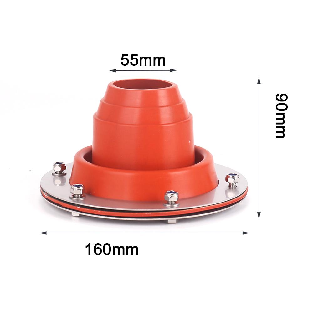 Stove Jack Kit for Tent Flexible Roof Silicone Metal Roofing Tube Flashing High Temperature Resistance Anti Scalding