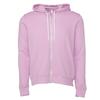 Canvas Unixex Zip-up Polycotton Fleece Hooded Sweatshirt / Hoodie