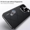 Plain Leather PC Phone Case For OPPO Find X9s Pro 5G, Slim Anti-Scratch Protective Cover