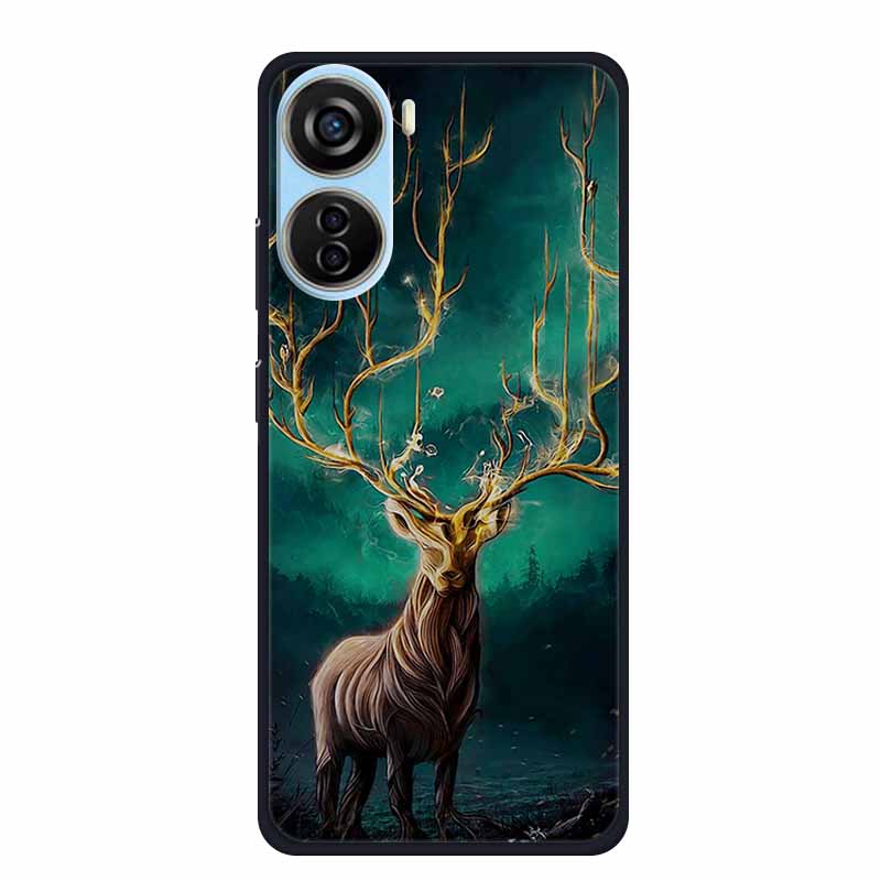 Handyhülle Für ZTE Axon 40 Lite Rückseite Hülle Schwarzes Silikon Weiche Hülle Für ZTE Blade V41 Vita V50 Design 5G LIBERO 5G IV Hülle