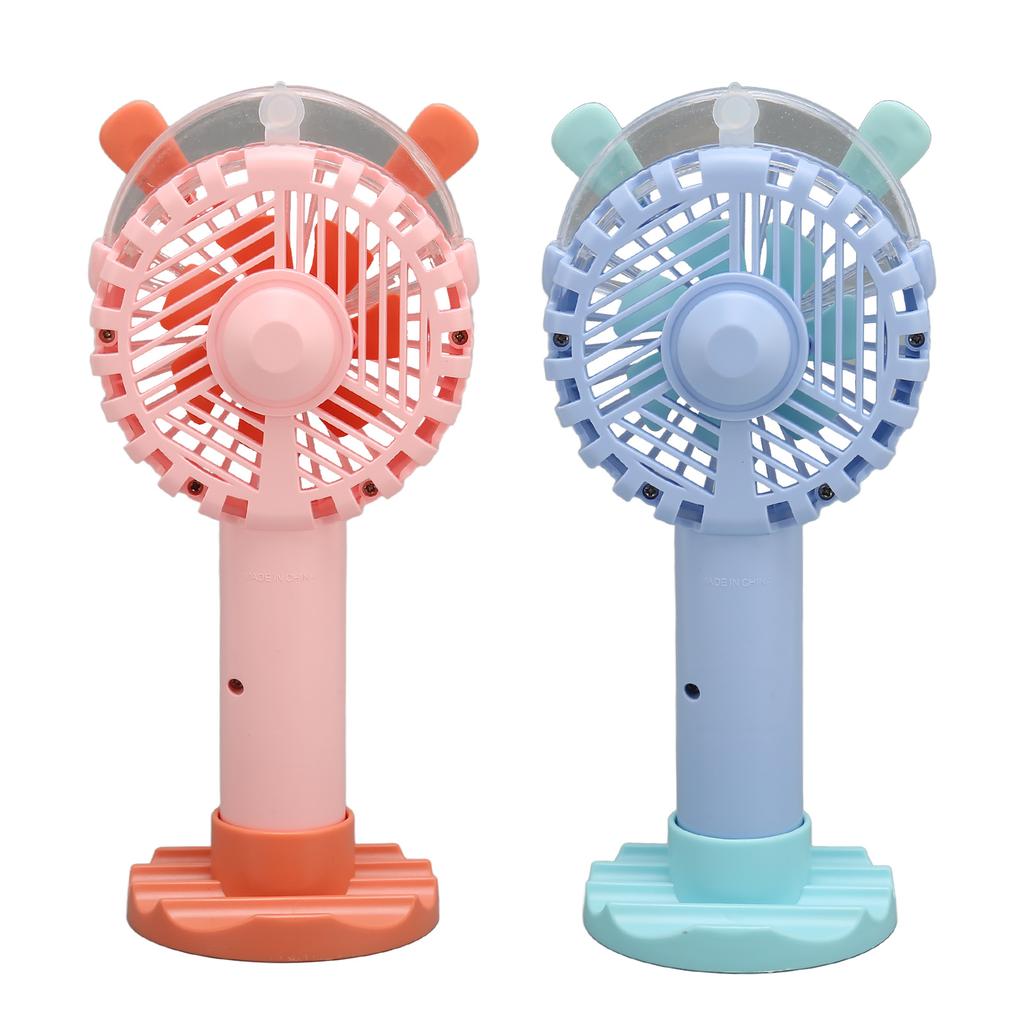 Ventilator de mână Pulverizare automată Încărcare USB Design grilă umanizat Zgomot redus 3 viteze Ventilator portabil
