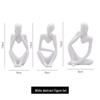 Nordic Luxury Abstract Figurine Tabletop Decor - Mini Shape Handcrafted Art.