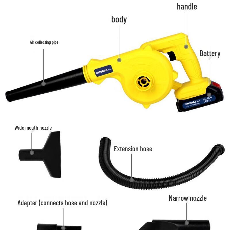 20V Cordless Electric Leaf Blower CN plug (adapter included)